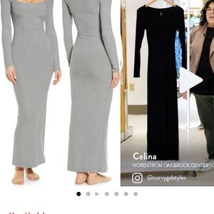 SKIMS soft long lounge dress